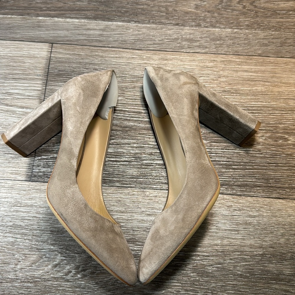 M.Gemi suede leather hand made heels made of Italy woman’s size 9.5 (b11) - Picture 7 of 8